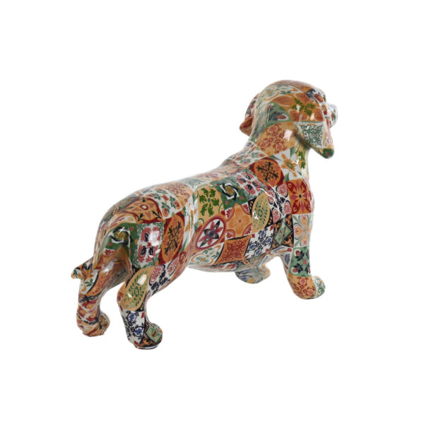 Decorative Figure Home ESPRIT Multicolour Dog Mediterranean 21 x 6 x 12 cm (2 Units) - Image 3