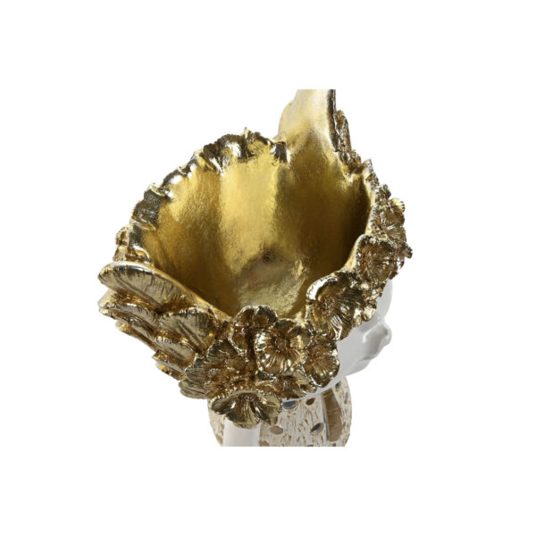 Decorative Figure Home ESPRIT White Golden 18 x 14 x 25 cm - Image 3