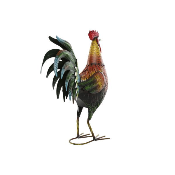 Decorative Figure Home ESPRIT Multicolour Rooster 34,3 x 14 x 48,3 cm (2 Units) - Image 4