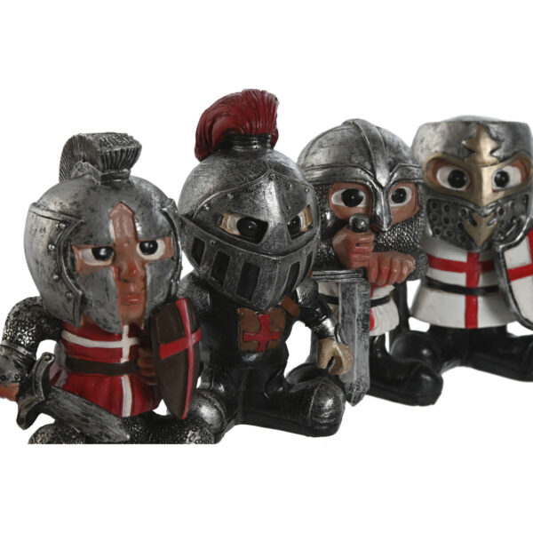 Decorative Figure Home ESPRIT Red Grey 7 x 4 x 9 cm (4 Units) - Image 2