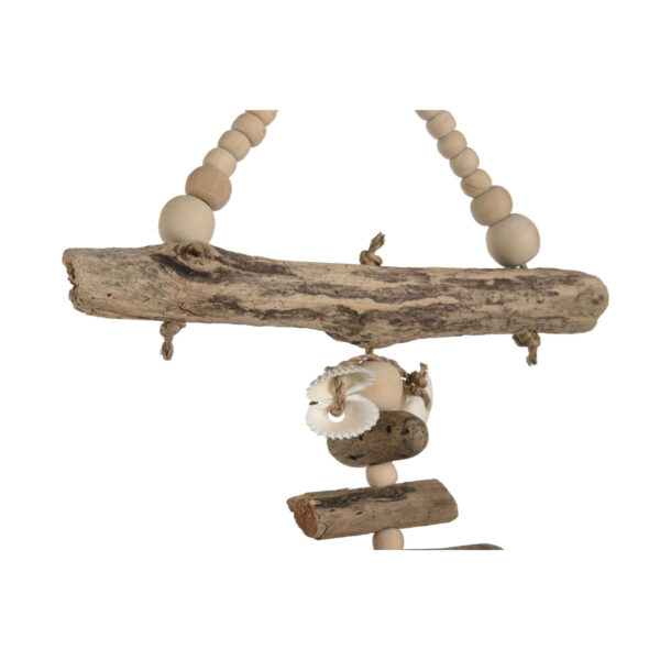 Decorative Figure Home ESPRIT Natural 26 x 3 x 46 cm (2 Units) - Image 2