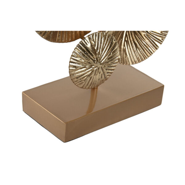 Decorative Figure Home ESPRIT Golden Circles 20 x 7,6 x 47 cm - Image 3