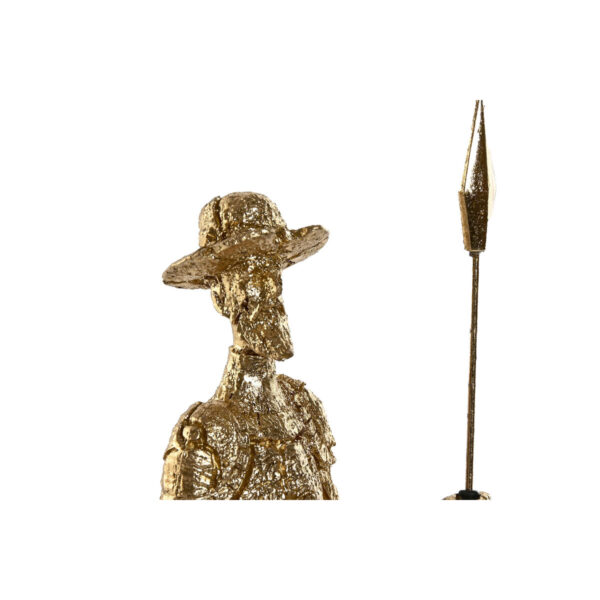 Decorative Figure Home ESPRIT Golden Resin 10 x 10 x 37 cm - Image 2