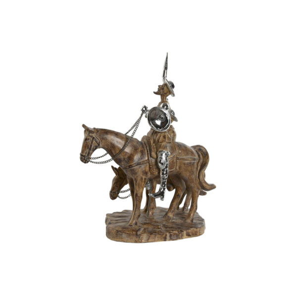 Decorative Figure Home ESPRIT Silver Natural Resin 20,5 x 13 x 26 cm - Image 3