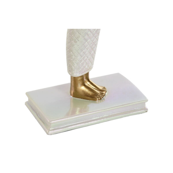 Decorative Figure Home ESPRIT White Golden Resin Oriental 34 x 6,5 x 33,5 cm - Image 3