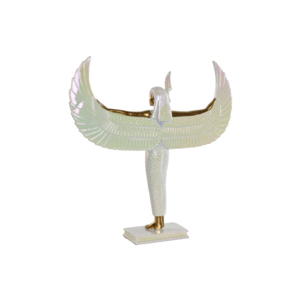 Decorative Figure Home ESPRIT White Golden Resin Oriental 34 x 6,5 x 33,5 cm - Image 4