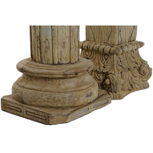 Decorative Figure Home ESPRIT Brown Column 30 x 30 x 75 cm - Image 2