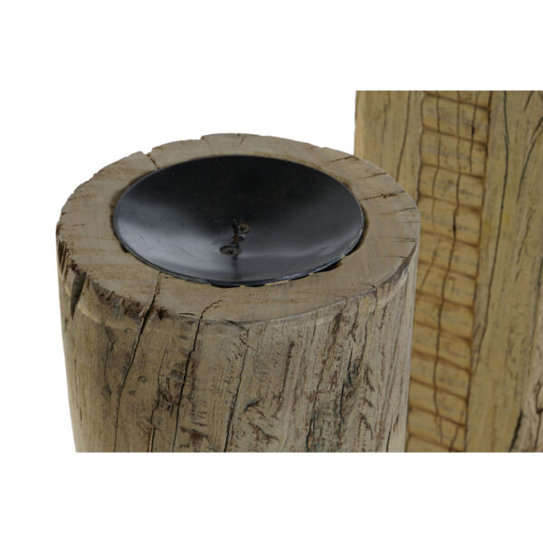 Decorative Figure Home ESPRIT Brown Column 30 x 30 x 75 cm - Image 4