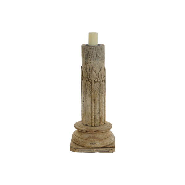 Decorative Figure Home ESPRIT Brown Column 30 x 30 x 75 cm - Image 5
