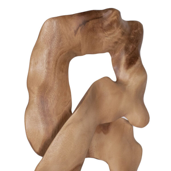 Decorative Figure Home ESPRIT Black Natural 44 X 26 X 93 cm - Image 2