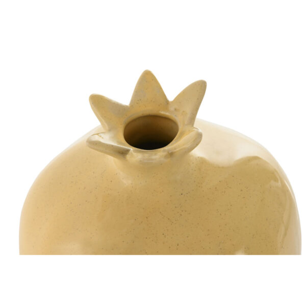 Decorative Figure Home ESPRIT White Green Mustard Modern 13,5 x 13,5 x 15 cm (3 Units) - Image 3