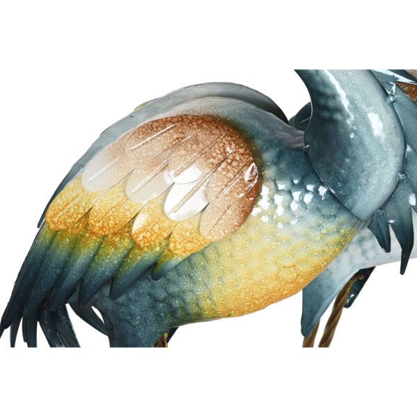 Decorative Figure Home ESPRIT Yellow Blue White Oriental Heron 41 X 18,5 X 104,5 cm (2 Units) - Image 3