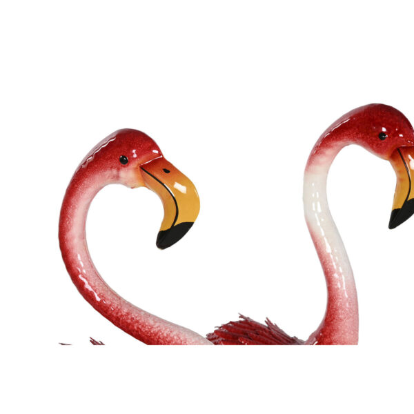 Decorative Figure Home ESPRIT Pink Pink flamingo Tropical 33 X 20,5 X 89 cm (2 Units) - Image 2