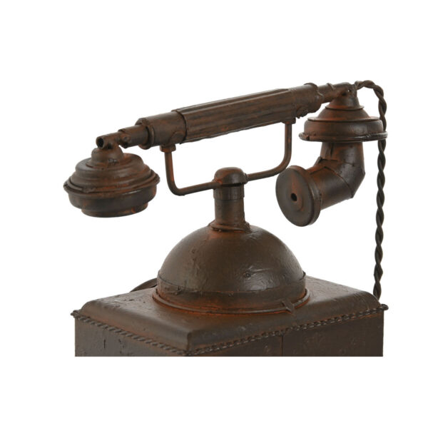 Decorative Figure Home ESPRIT Bronze Vintage Telephone 21 x 12 x 18 cm (2 Units) - Image 3