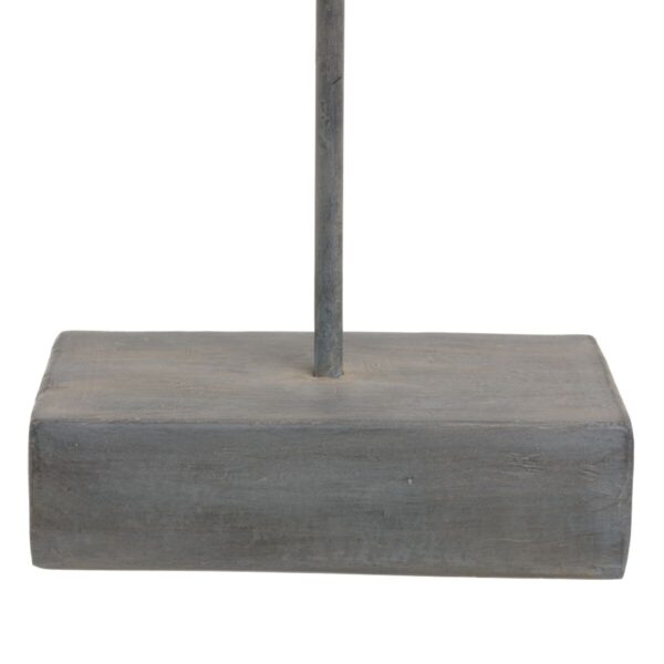 Decorative Figure 20 x 12 x 60 cm Grey - Image 4