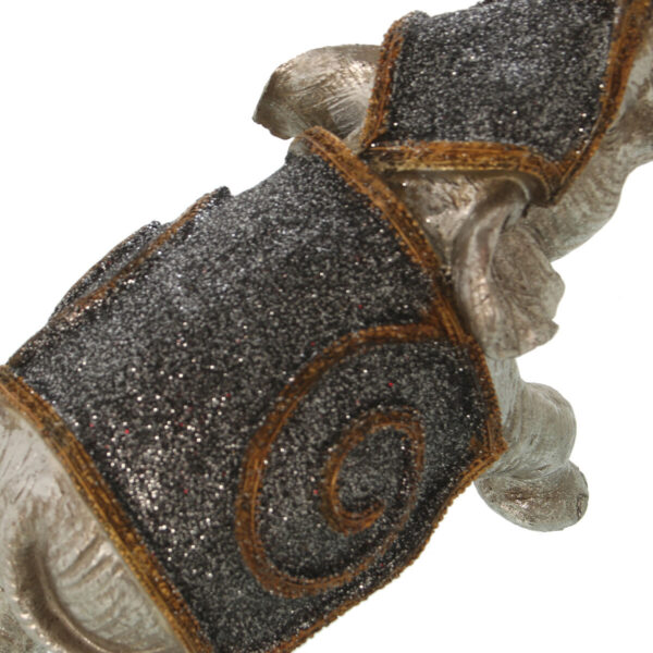 Decorative Figure Alexandra House Living Silver Plastic Elephant 12 x 24 x 23 cm - Image 3