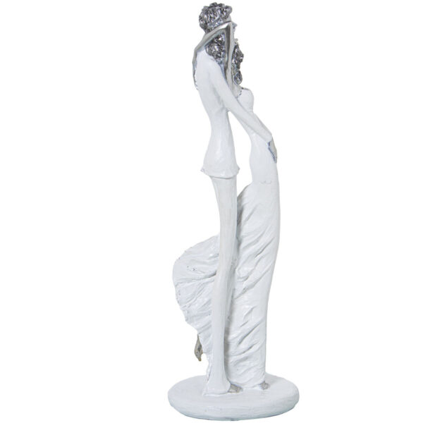 Decorative Figure Alexandra House Living White Silver Acrylic Plastic Melamin 9 x 8 x 30 cm - Image 5