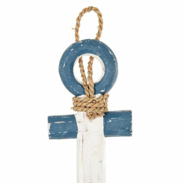 Decorative Figure Alexandra House Living White Wood Anchor 6 x 40 x 30 cm - Image 3