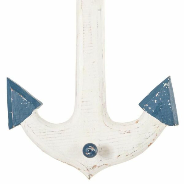 Decorative Figure Alexandra House Living White Wood Anchor 6 x 40 x 30 cm - Image 4