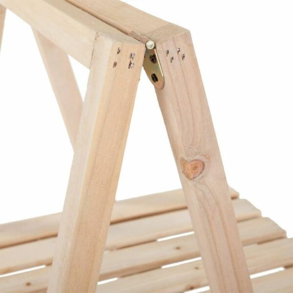 Counter Display Alexandra House Living Fir wood 127 x 38 x 98 cm Shelves 3 Shelves - Image 5