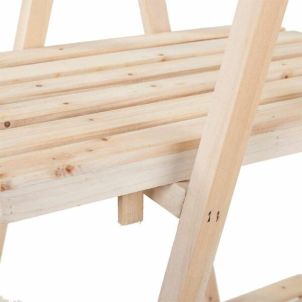 Counter Display Alexandra House Living Fir wood 127 x 38 x 98 cm Shelves 3 Shelves - Image 6