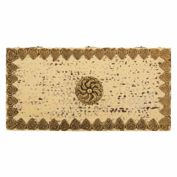 Jewelry box Alexandra House Living Cream Mango wood 10 x 16 x 20 cm 9 drawers - Image 4