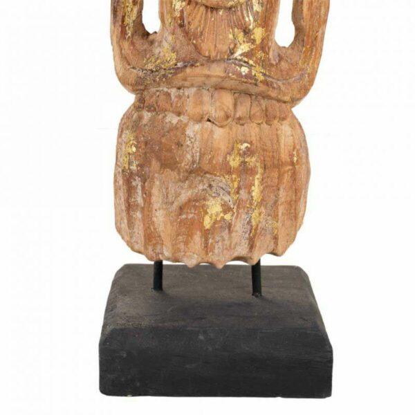 Decorative Figure Alexandra House Living Brown Wood 7 x 76 x 12 cm - Image 7