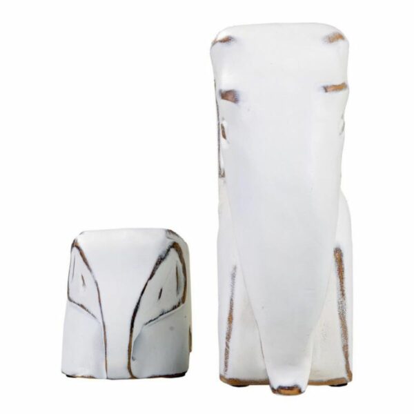 Decorative Figure Alexandra House Living White Polyresin Elephant 8 x 21 x 25 cm - Image 5