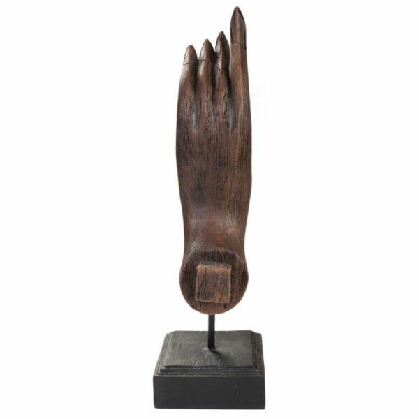 Decorative Figure Alexandra House Living Brown Black Metal Polyresin Hand 12 x 43 x 17 cm - Image 5