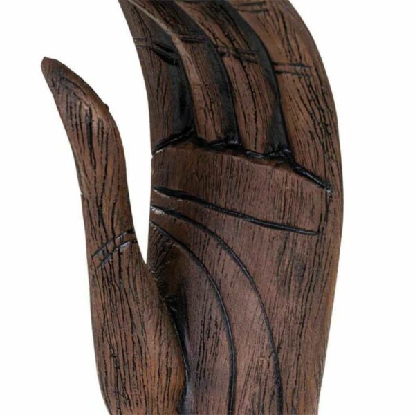 Decorative Figure Alexandra House Living Brown Black Metal Polyresin Hand 12 x 43 x 17 cm - Image 6