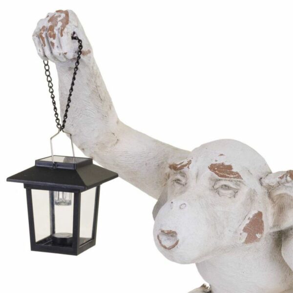 Decorative Figure Alexandra House Living White Magnesium Monkey 35 x 58 x 36 cm - Image 4