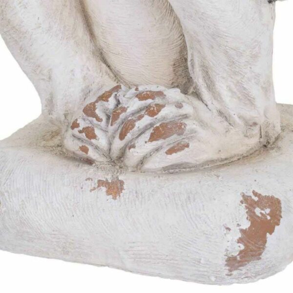 Decorative Figure Alexandra House Living White Magnesium Monkey 35 x 58 x 36 cm - Image 5