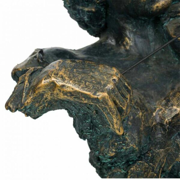 Decorative Figure Alexandra House Living Magnesium Music 35 x 61 x 61 cm - Image 7