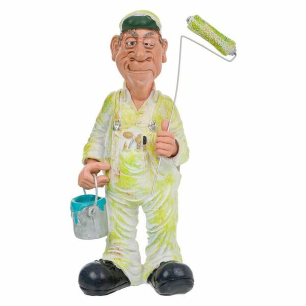 Decorative Figure Alexandra House Living Polyresin Male Painter 10 x 25 x 15 cm - Image 2