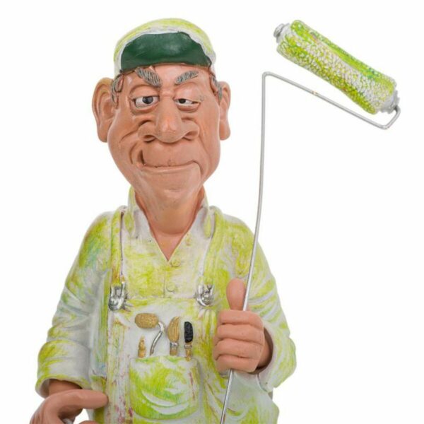 Decorative Figure Alexandra House Living Polyresin Male Painter 10 x 25 x 15 cm - Image 4