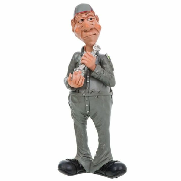 Decorative Figure Alexandra House Living Polyresin Male Mechanic 8 x 25 x 10 cm - Image 2