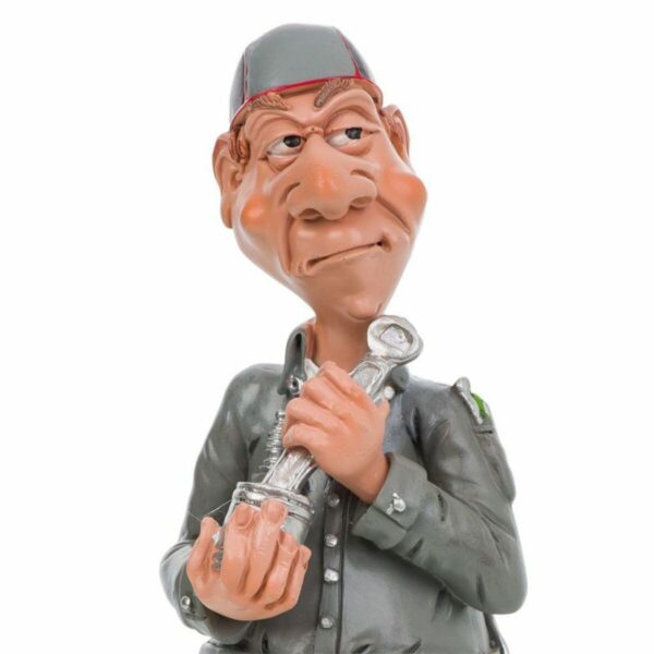Decorative Figure Alexandra House Living Polyresin Male Mechanic 8 x 25 x 10 cm - Image 4