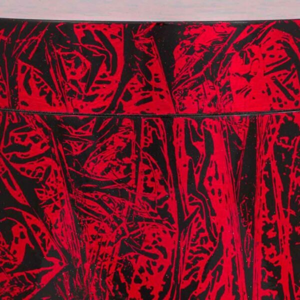 Decorative box Alexandra House Living Black Red Ceramic MDF Wood 25 x 13 x 25 cm - Image 5