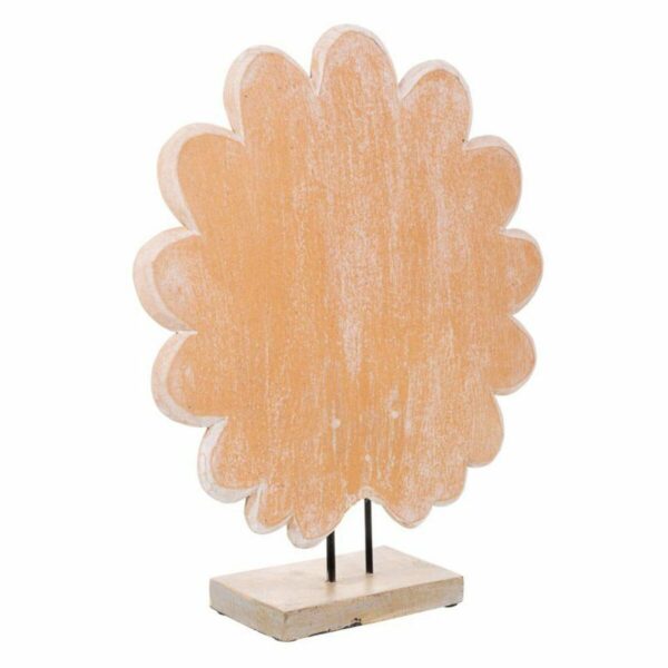 Decorative Figure Alexandra House Living Natural Glass MDF Wood Peacock 53 x 12 x 46 cm - Image 5