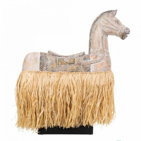 Decorative Figure Alexandra House Living Wood Marine algae Horse 58 x 17 x 44 cm - Image 2