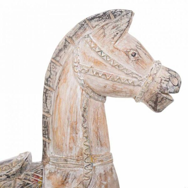 Decorative Figure Alexandra House Living Wood Marine algae Horse 58 x 17 x 44 cm - Image 3