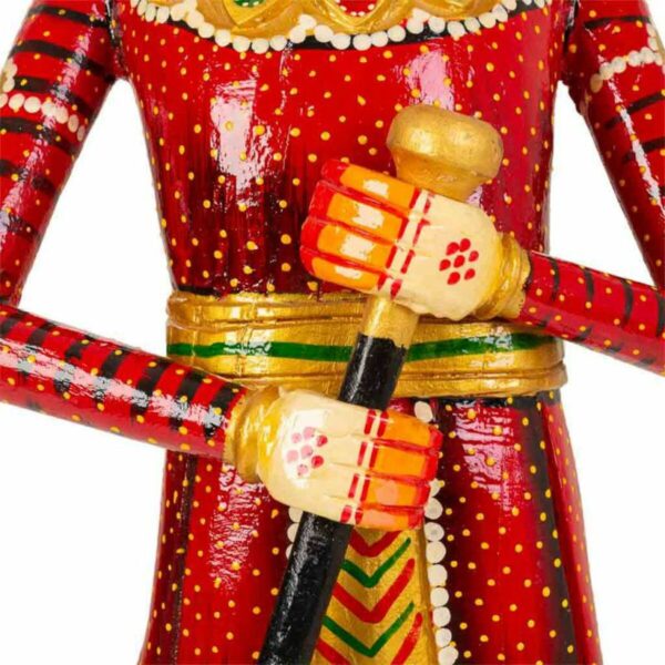 Decorative Figure Alexandra House Living Mango wood Ethnic 20 x 90 x 31 cm 2 Pieces - Image 6
