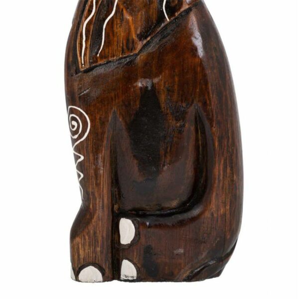 Decorative Figure Alexandra House Living Light brown Wood Elephant 6 x 50 x 14 cm - Image 5