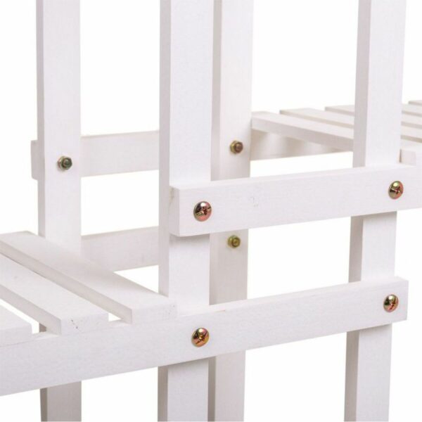 Counter Display Alexandra House Living Fir wood 27 x 77 x 70 cm Shelves 4 Shelves - Image 6