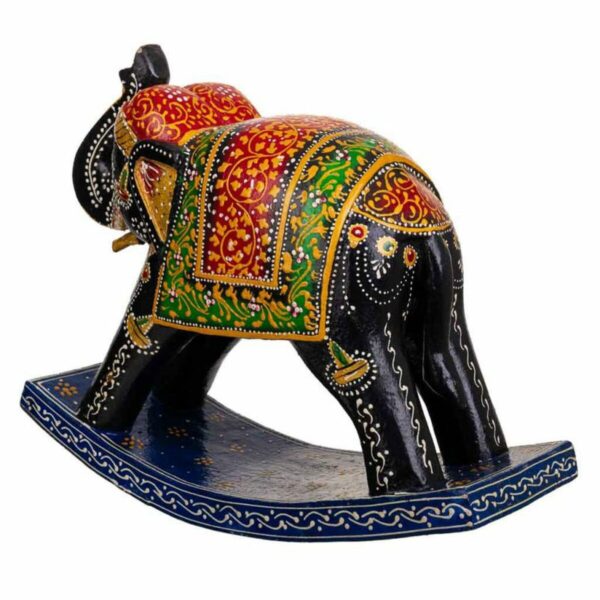 Decorative Figure Alexandra House Living Mango wood Elephant 10 x 22 x 28 cm - Image 5