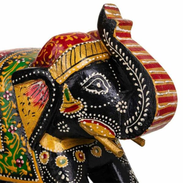 Decorative Figure Alexandra House Living Mango wood Elephant 10 x 22 x 28 cm - Image 6