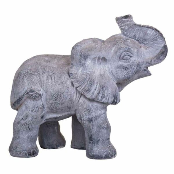 Decorative Figure Alexandra House Living Grey Magnesium Elephant 26 x 40 x 35 cm - Image 3