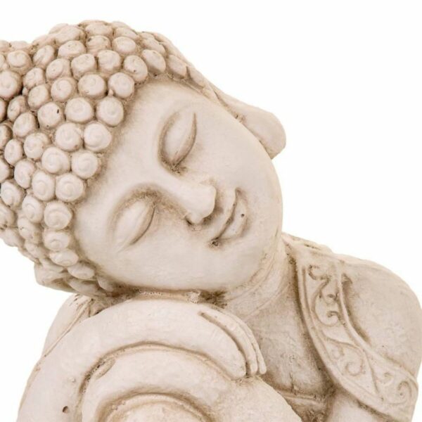 Decorative Figure Alexandra House Living Grey Polyresin Buddha 25 x 34 x 25 cm - Image 5