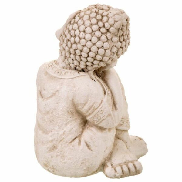 Decorative Figure Alexandra House Living Grey Polyresin Buddha 25 x 34 x 25 cm - Image 6