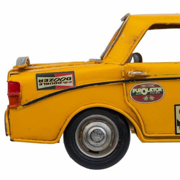 Decorative Figure Alexandra House Living Yellow Iron ABS Car 12 x 9 x 27 cm - Image 8